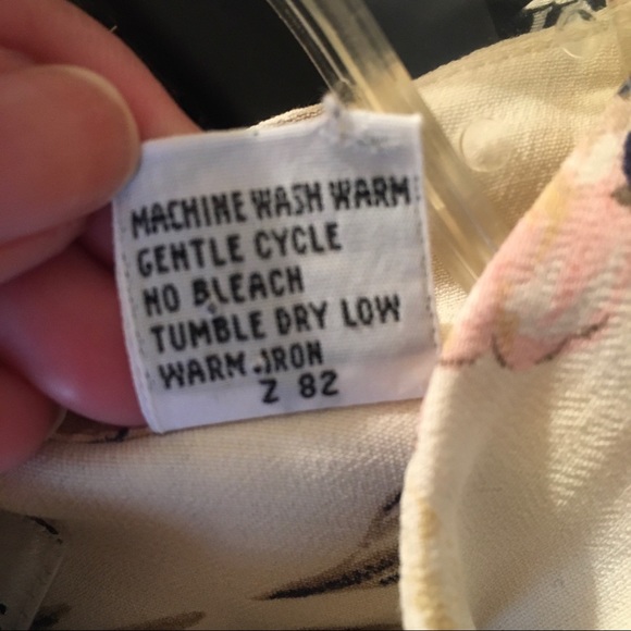 Vintage First Issue Floral Top Size 8 - Picture 5 of 5